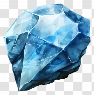 Blue Crystal - Blue Crystal Gemstone Transparent PNG