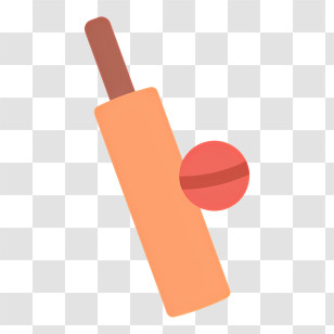 Cricket - Cricket Bat And Ball Transparent PNG