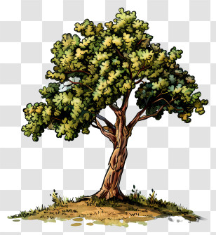 Arbor Day - Realistic Green Tree Illustration Transparent PNG