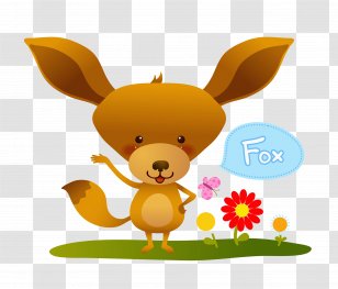Fox Drawing Illustration - Dog Like Mammal - Brown Transparent PNG