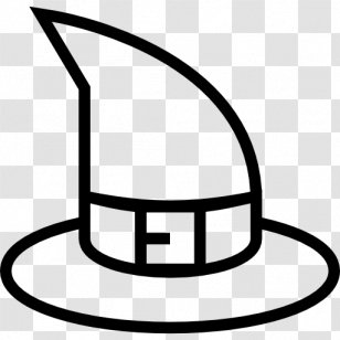 Witch Hat Halloween Clip Art - Vector Transparent PNG