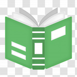 Open Book - Open Green Book Illustration Transparent PNG