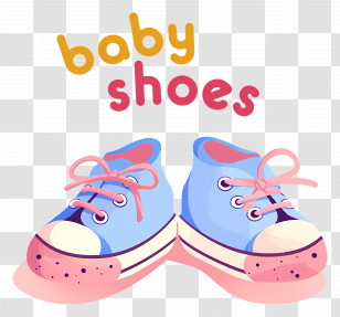 Baby Shoes - Blue Baby Shoes Illustration Transparent PNG