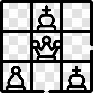 Chess Board - Chess Pieces On Board Transparent PNG