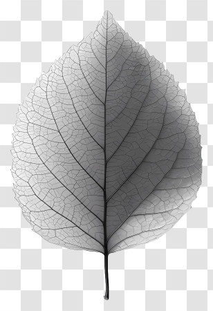 Abstract Leaf - Detailed Leaf Illustration Transparent PNG