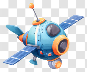 Space Satellite - Cartoon Space Satellite Transparent PNG
