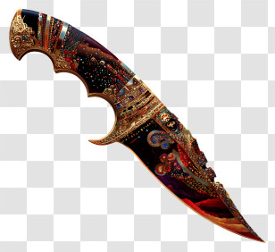Jewel Decorative Art - Ornate Decorative Blade Illustration Transparent PNG