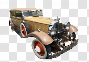 Antique Car Model Vintage Mid-size - Classic Transparent PNG