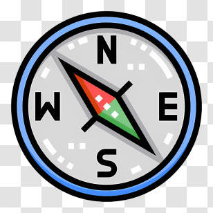 Compass Logo - Detailed Compass For Navigation Transparent PNG