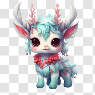 Christmas Reindeer - Cute Cartoon Deer Transparent PNG