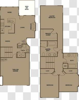 Langara Apartments & Townhomes Townhouse Floor Plan - Home - Apartment Transparent PNG