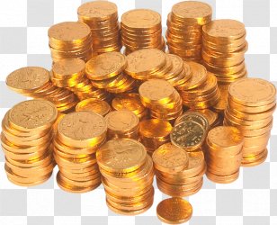 Gold Coin As An Investment Bar Transparent PNG