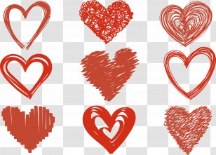 Drawing Heart Euclidean Vector Clip Art - Tree - Romantic Hand-painted Peach Material Transparent PNG