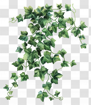 English Ivy - Green Climbing Ivy Transparent PNG