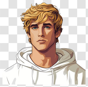 Logan Paul - Young Man In Casual Attire Transparent PNG