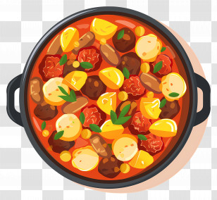 Goulash - Delicious Stew With Vegetables And Meat Transparent PNG