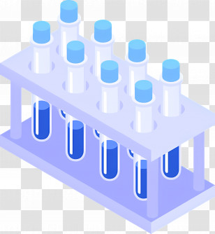 Test Tube - Test Tubes With Chemical Liquids In A Laboratory Setting Transparent PNG