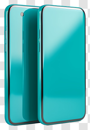 Smartphone - Modern Blue Smartphone Transparent PNG