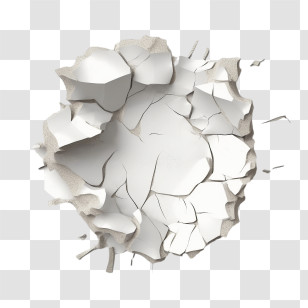 Torn Paper - Cracked Wall Transparent PNG