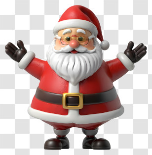 Cartoon - Santa Claus Illustration For Christmas Transparent PNG