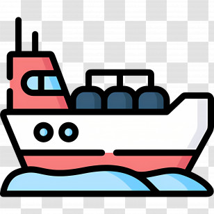 Boat - Boat Icon On Water Transparent PNG