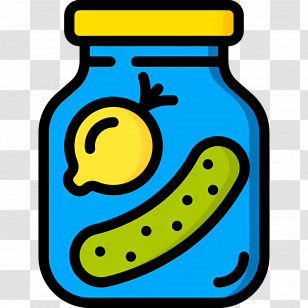 Pickle Jar - Pickle Jar Illustration Transparent PNG