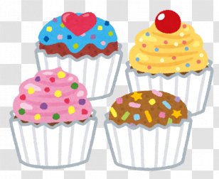 Cupcake Confectionery Child Hyttebok - Cream - Colourful Cupcakes Transparent PNG