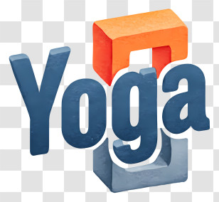 Yoga - Yoga 3D Logo Transparent PNG