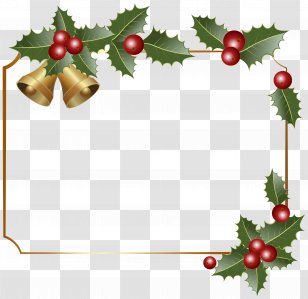 Santa Claus Borders And Frames Christmas Clip Art - Branch - Decorations Transparent PNG
