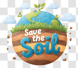 Save The Soil - Save The Soil Earth Icon Transparent PNG