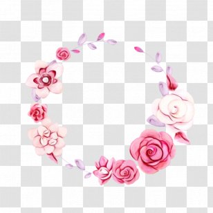 Rose Floral Design Wreath Flower - Order - Picture Frames Transparent PNG