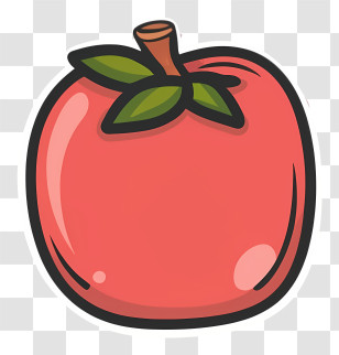 Apple - Red Apple Cartoon Transparent PNG