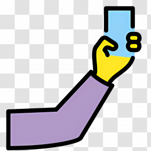 Selfie Emoji - Hand Holding Glass Icon Transparent PNG