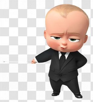 The Boss Baby - Baby Boss Character Transparent PNG