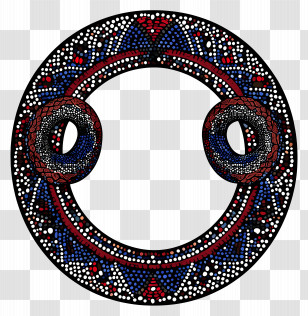 Ouroboros Symbol - Decorative Circle Art Design Transparent PNG