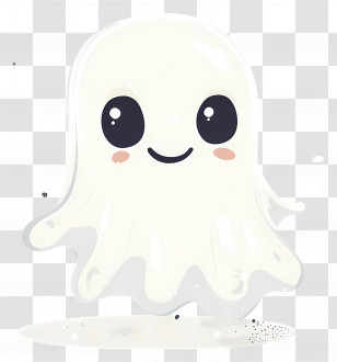 Cartoon Ghost - Cute Ghost Cartoon For Halloween Transparent PNG