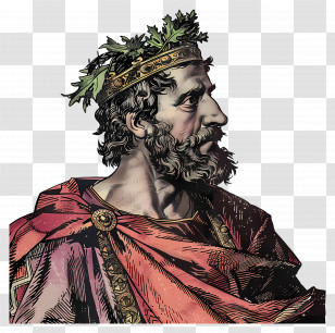 King - Roman Emperor Illustration Transparent PNG