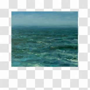 Ocean Shore Wind Wave Pacifica Sea - Watercolor Transparent PNG