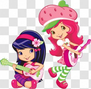 Strawberry Shortcake Muffin Pie - Cartoon Transparent PNG