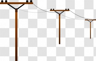 Clip Art Openclipart Overhead Power Line Electric Transmission Electricity - High Voltage Transparent PNG