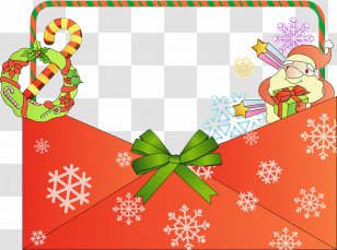 Santa Claus Christmas Card Greeting Letter - Art Transparent PNG