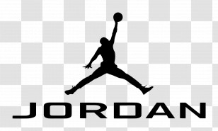 Air Jordan Logo - Jumpman Logo Silhouette Transparent PNG