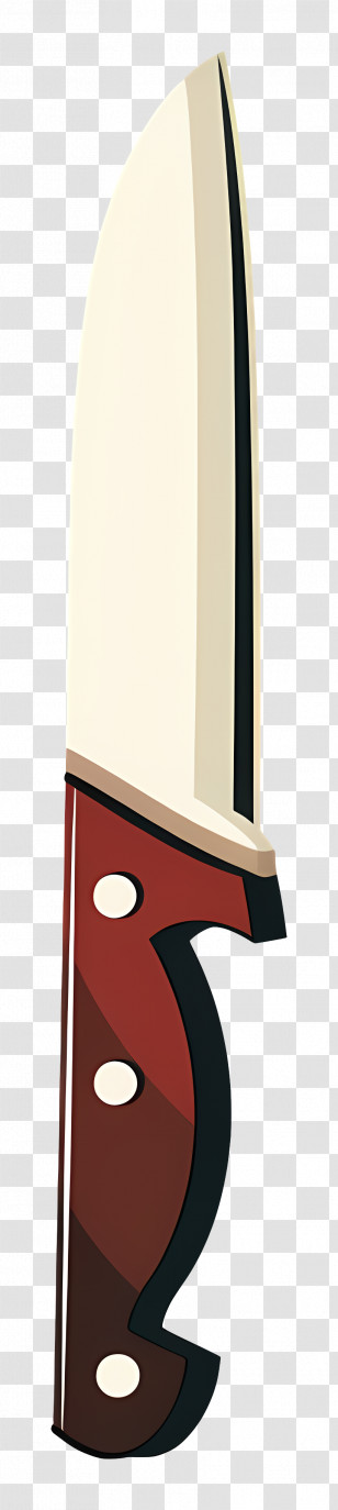 Knife - Sharp Knife With Wooden Handle Transparent PNG