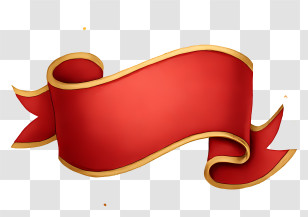 Red Satin Ribbon - Red Ribbon Banner Transparent PNG