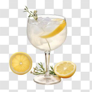 National Anisette Day - Refreshing Lemon Drink With Ice Transparent PNG