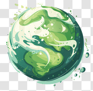 Green Earth - Green Earth Illustration Transparent PNG