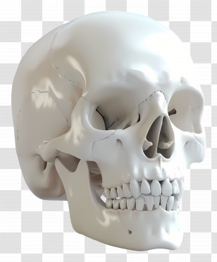 Animated Skull - Realistic Human Skull Model For Anatomy Studies Transparent PNG