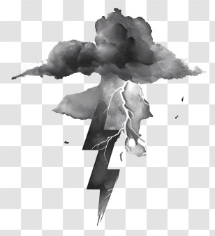 Thunderstorm - Storm Cloud Weather Art Transparent PNG