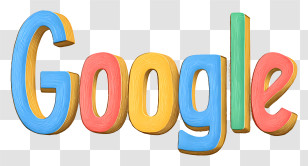 Google - Google Logo Design Transparent PNG