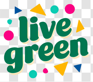 Live Green - Live Green Colorful Logo Transparent PNG